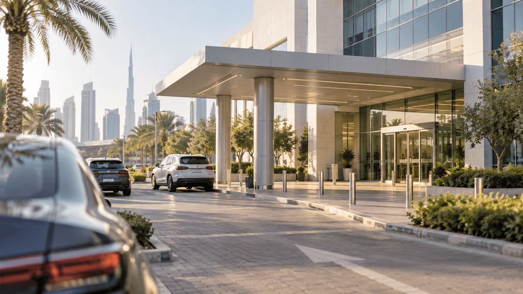 Dubai Police AED 400 accident report rule clinics should add to parking SOPs