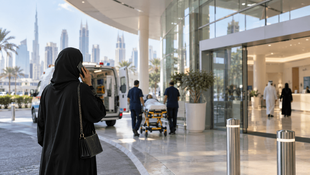 DHA route after FZ1073: Dubai patients should call 998 before choosing a hospital