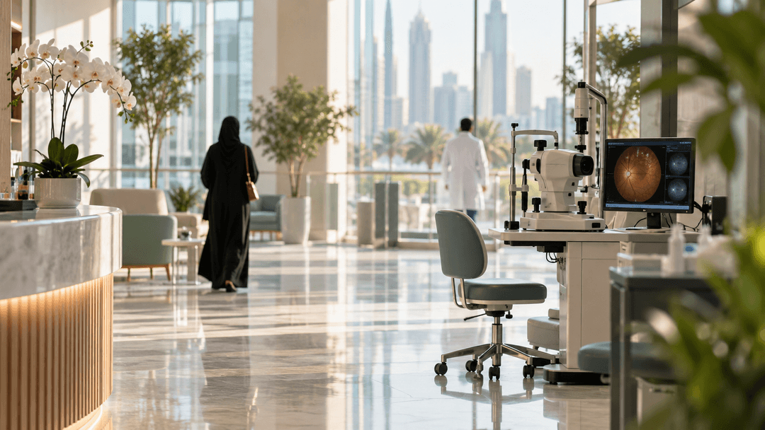 Gauteng adds retinopathy screening on 9 October, a UAE clinic benchmark for diabetic eye care