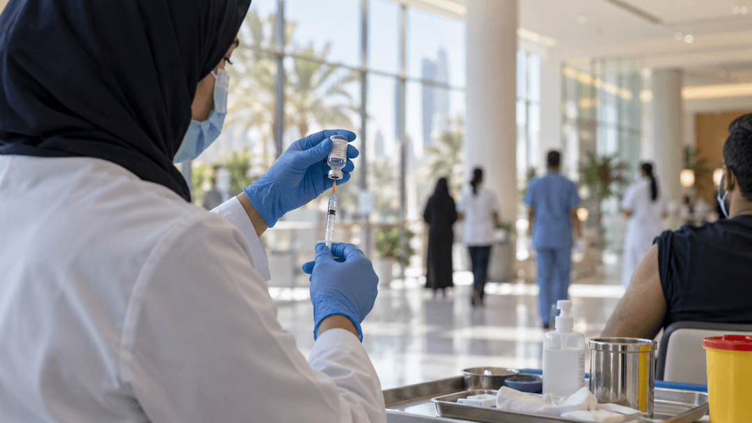 AED 65 flu shots test UAE clinics as school reopening lifts demand