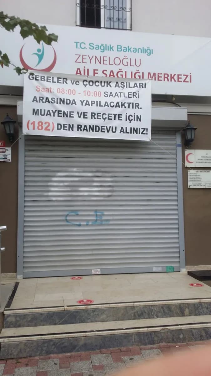 T.C. Sağlık Bakanlıği ZEYNELOĞLU AİLE SAĞLIĞI MERKEZİ