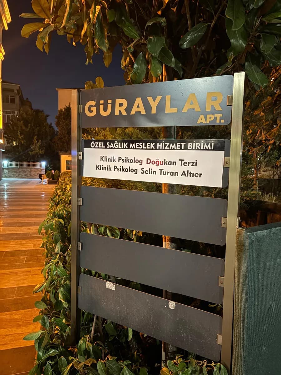 Klinik Psikolog Doğukan Terzi — Mental Health & Psychology in Istanbul
