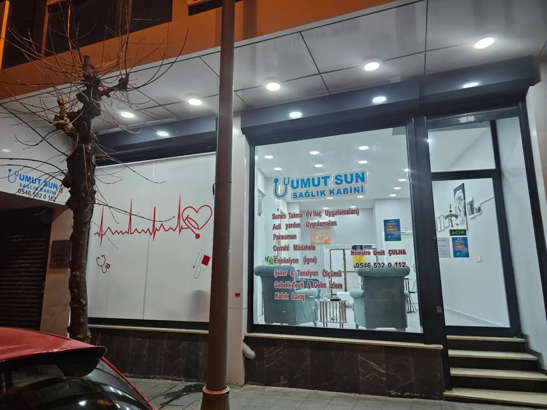 Umutsun Sağlık Kabini / Evde Sağlık ve Serum Hizmetleri / Güngören Bağcılar Bahçelievler Bakırköy Esenler Merter Sağlık Kabin