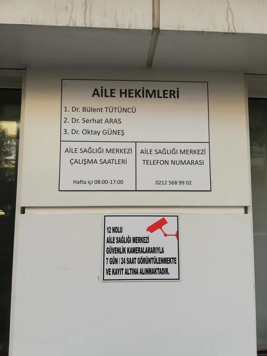 Esenler 12 Nolu Aile Sağlık Merkezi