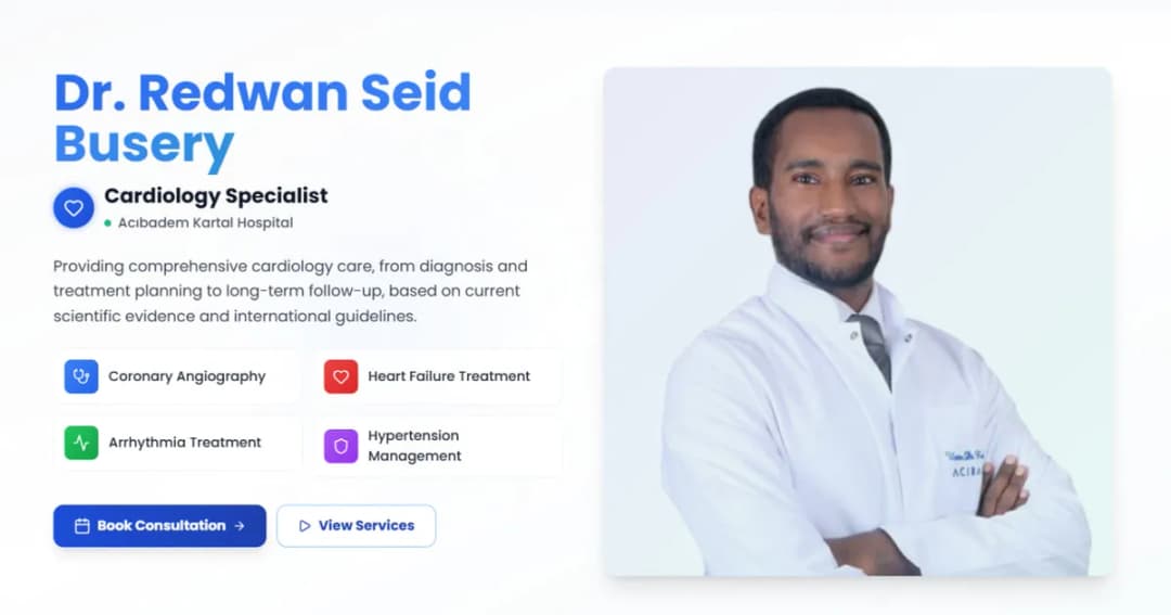 Dr. Redwan Seid Busery Cardiology Clinic — Cardiology & Heart Care in Istanbul