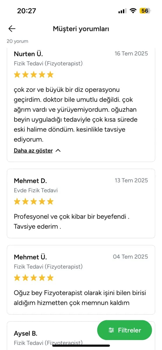 Göktürk Evde Fizik Tedavi — Home Healthcare in Istanbul
