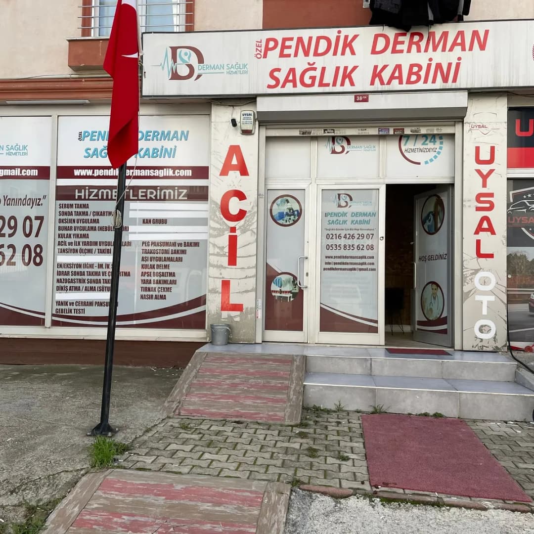 Özel Pendik Derman Sağlık Kabini - Pendik evde serum takma