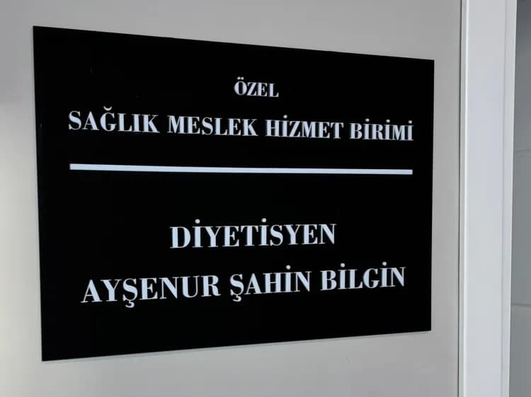 Uzm. Dyt. Ayşenur Şahin Bilgin — Nutrition & Dietetics in Istanbul