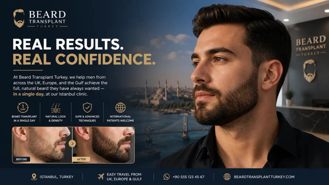 Beard Transplant Turkey — Dermatology & Skin Care in Istanbul