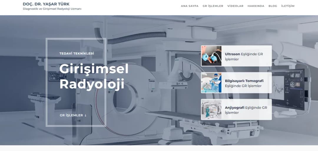 Yasar Turk, MD Associate Professor of Radiology Medipol Bahçelievler University Hospital