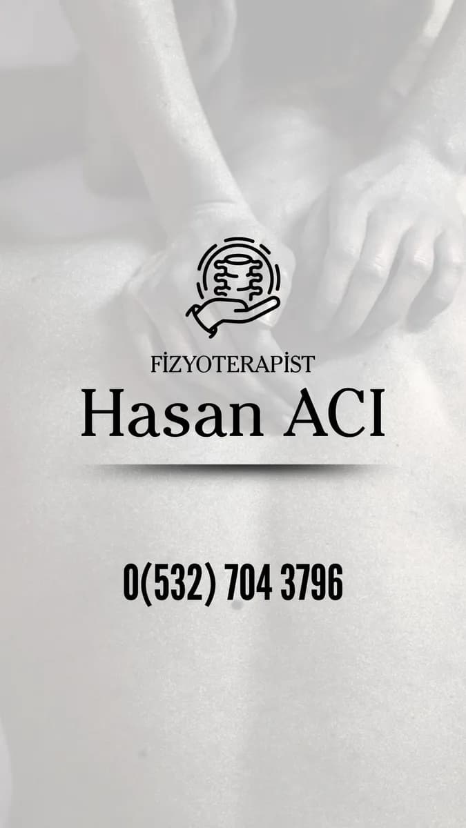 Fizyoterapist Hasan ACI — Physiotherapy & Rehabilitation in Istanbul