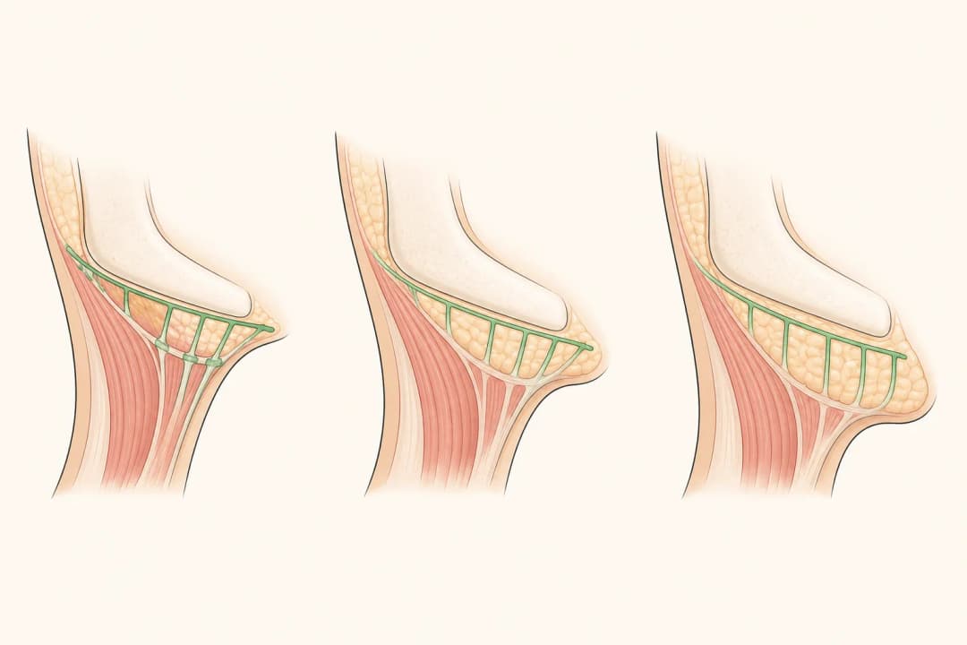 How the structures involved in Jowls differ from normal