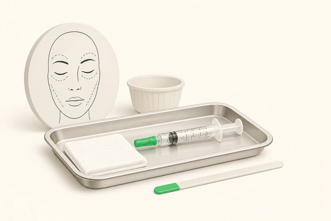 Equipment and setting used in Botox