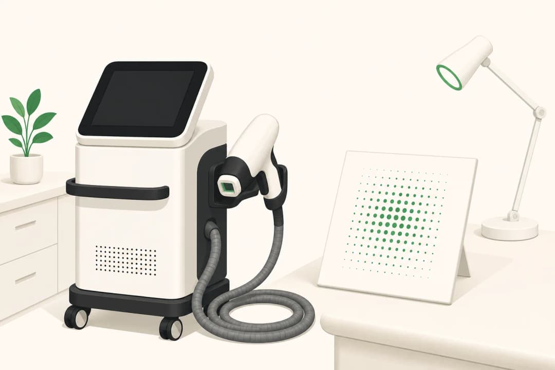 Equipment and setting used in Fractional Laser Treatment