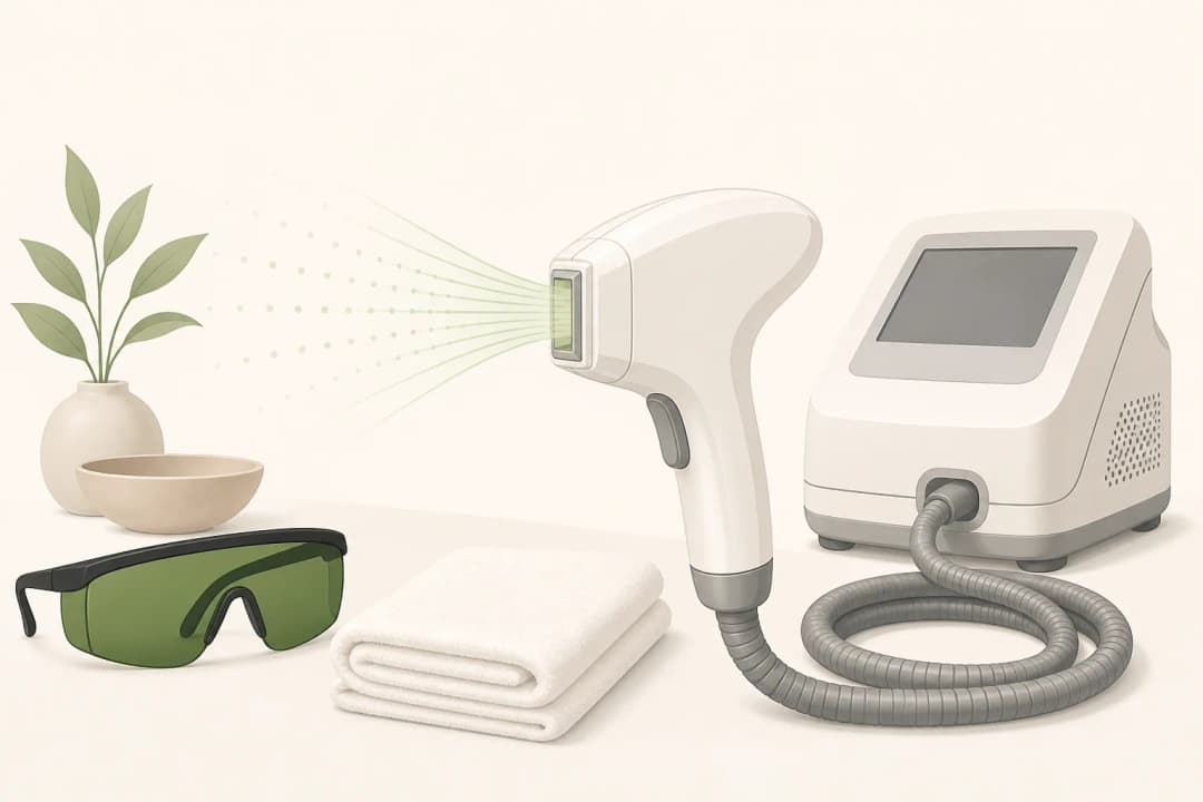 Equipment and setting used in IPL Photofacial