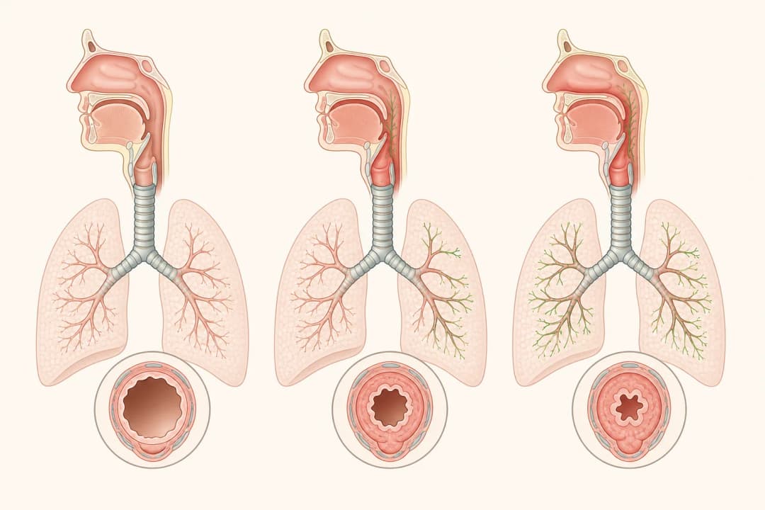 How the structures involved in Chronic Cough differ from normal