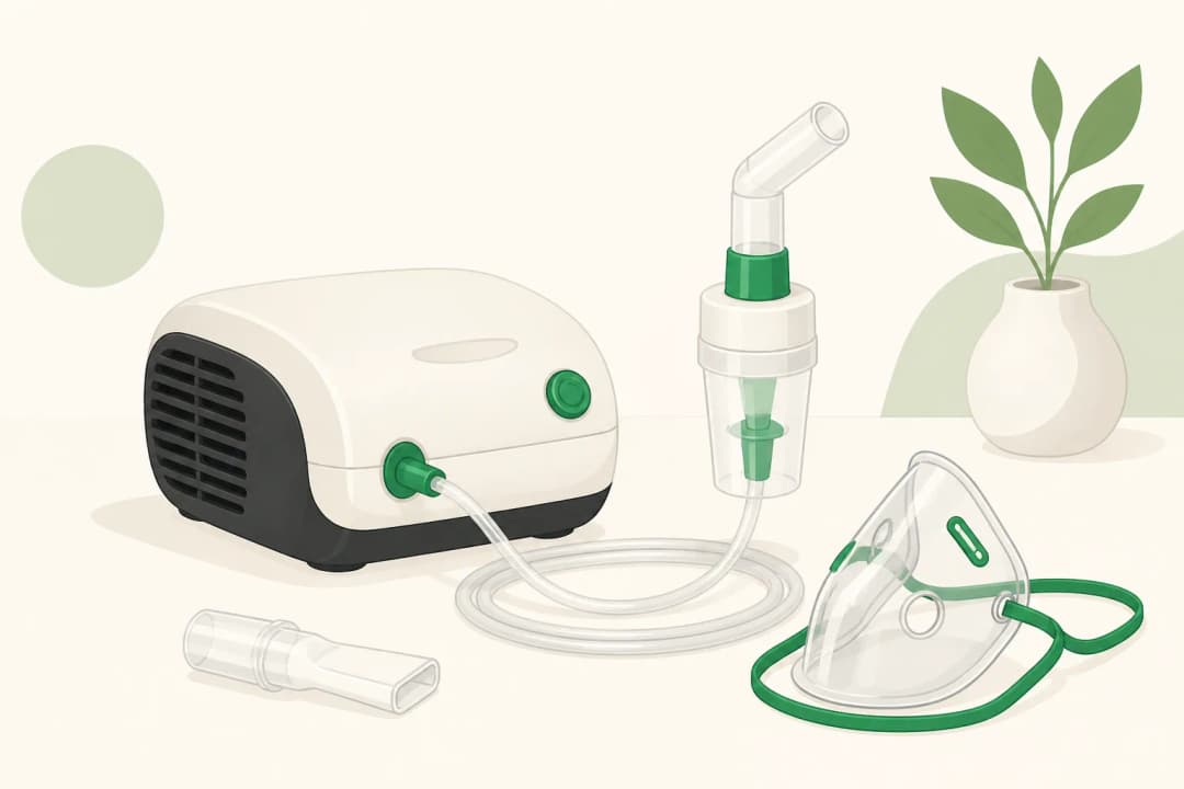 Equipment and setting used in Nebuliser Treatment