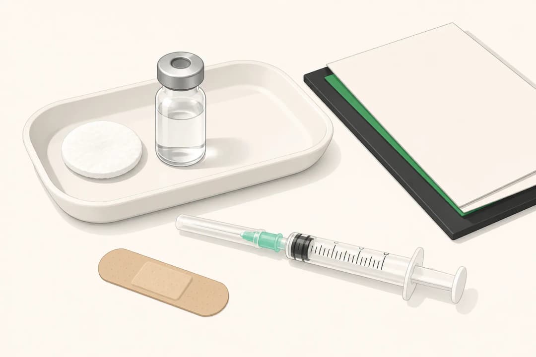 Equipment and setting used in Typhoid Vaccination