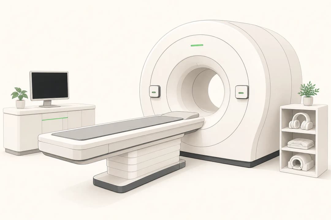 Equipment and setting used in MRI Scan