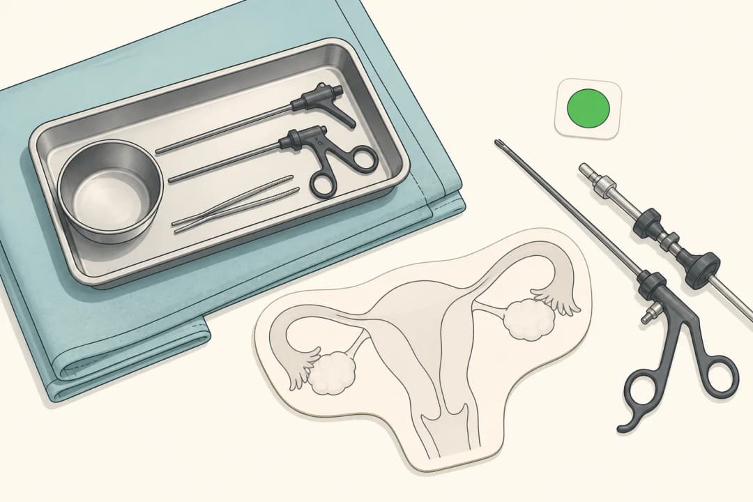Equipment and setting used in Risk-Reducing Removal of the Ovaries and Tubes