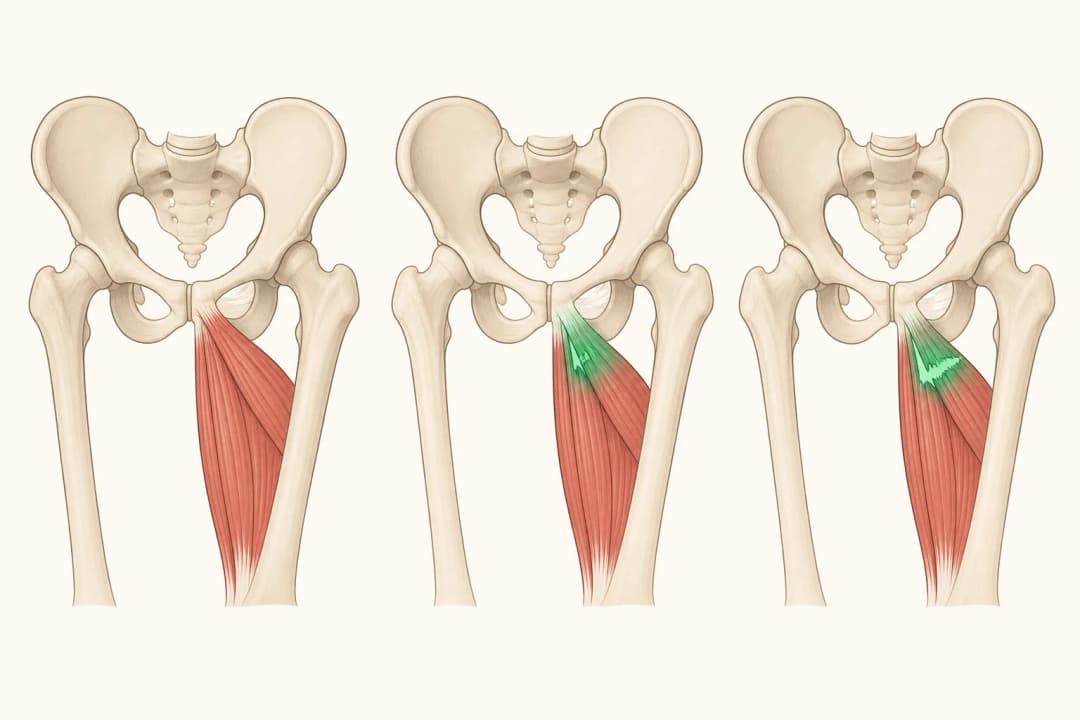 How the structures involved in Groin Strain differ from normal