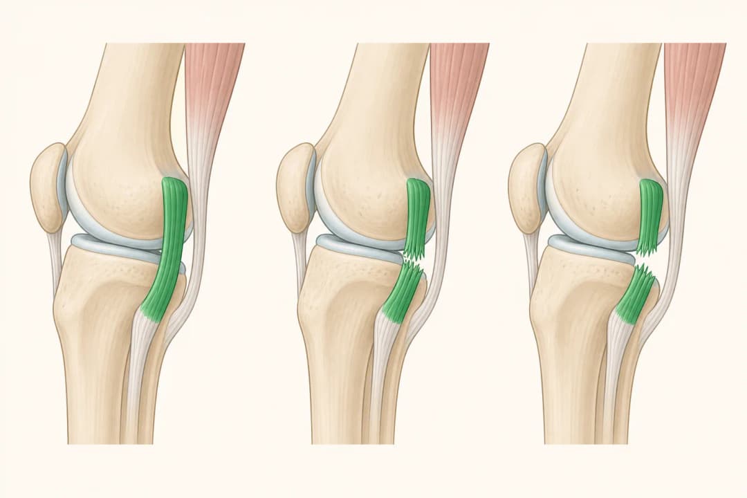 How the structures involved in MCL Injury differ from normal