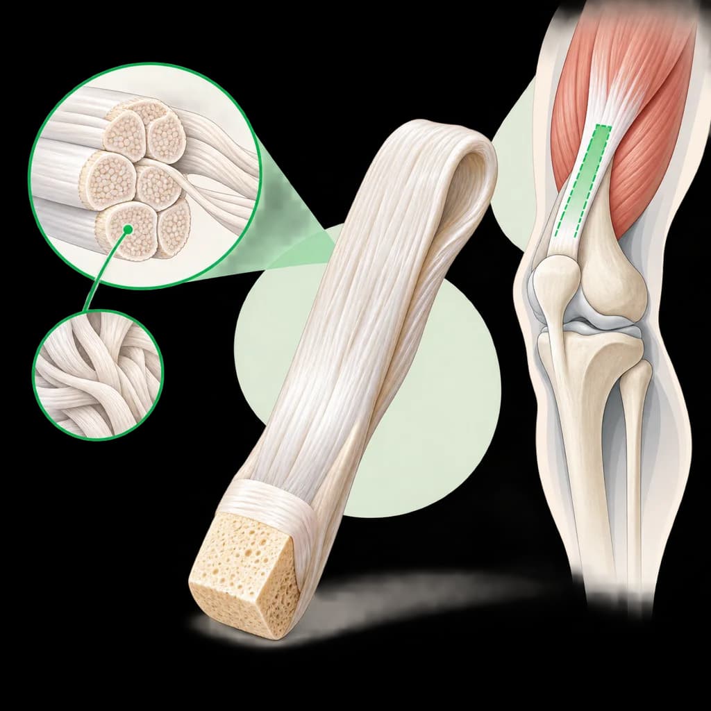 Quadriceps Tendon Graft and where it is used in the body