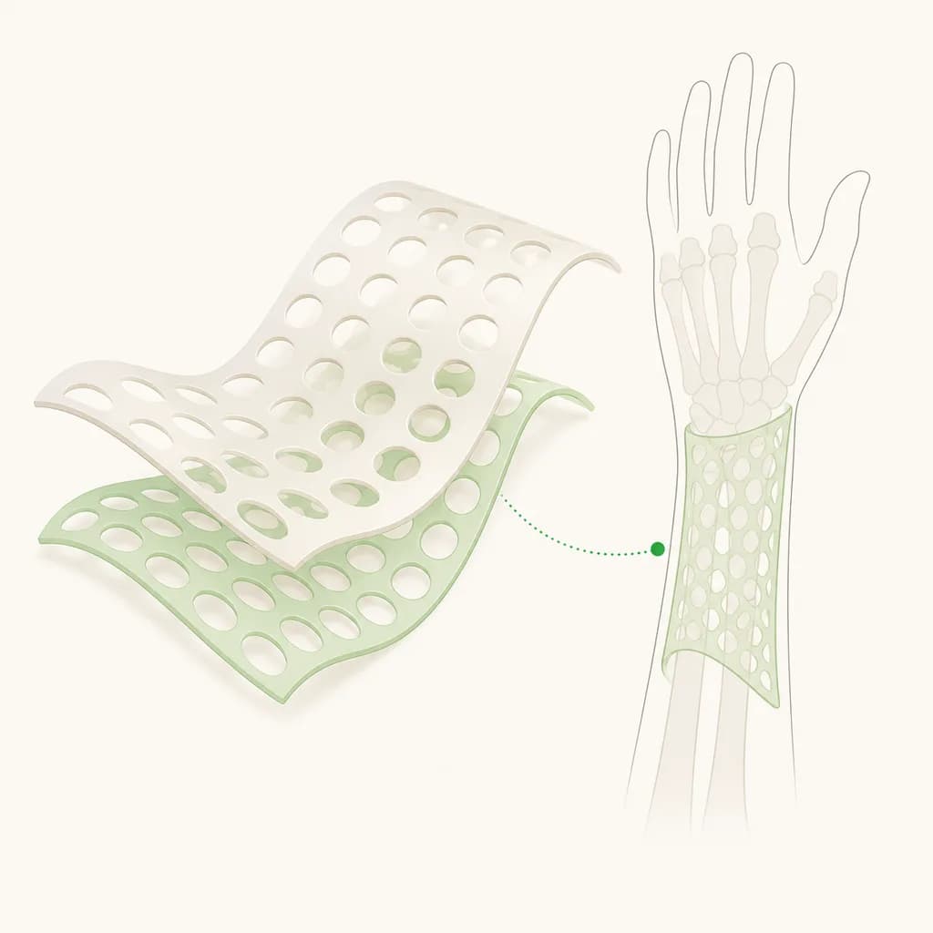 Thermoplastic Splint Material and where it is used in the body