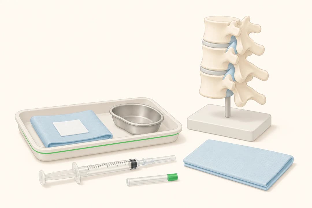 Equipment and setting used in Facet Joint Injection