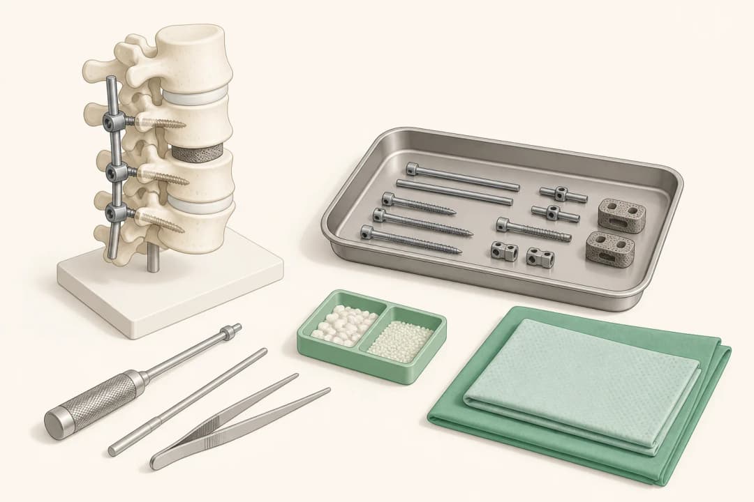 Equipment and setting used in Spinal Fusion