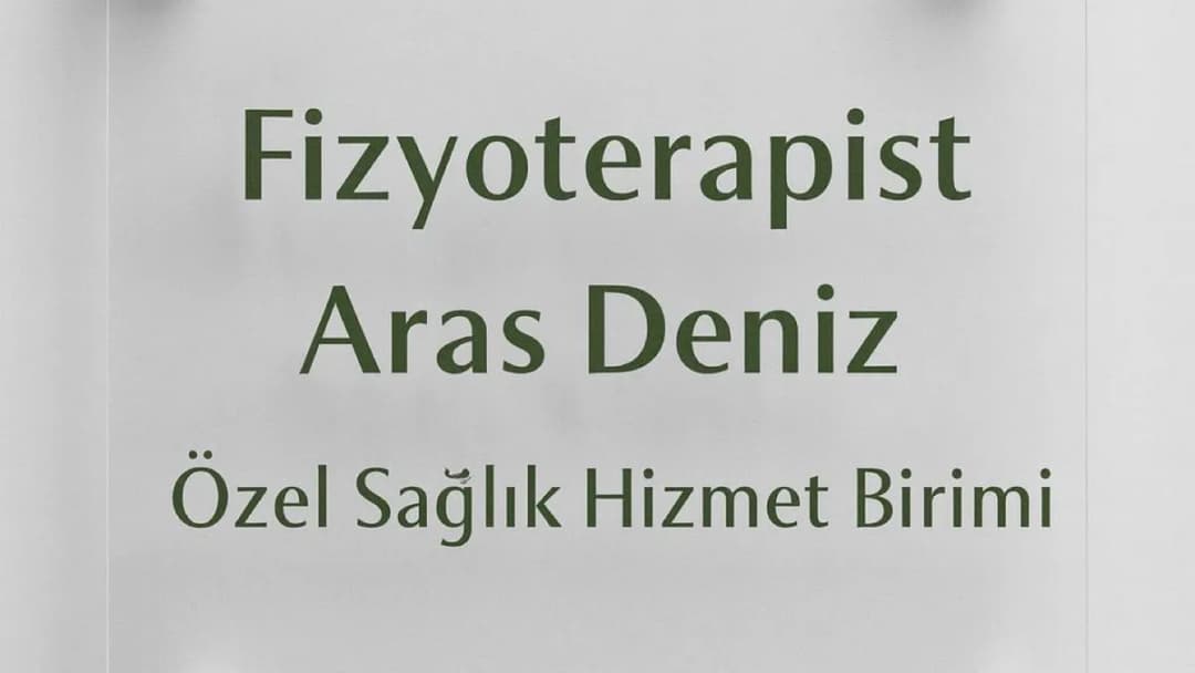 Fzt Aras Deniz — Physiotherapy & Rehabilitation in Istanbul