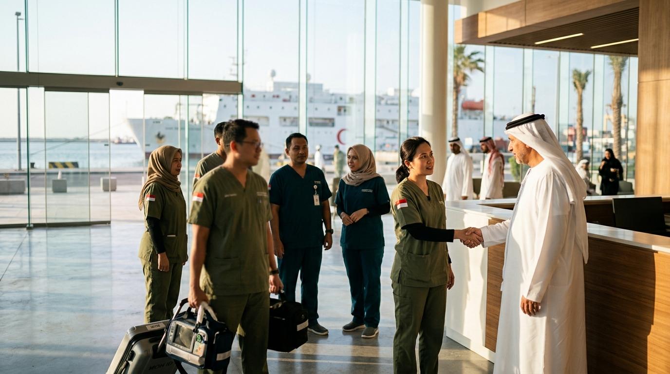 Indonesia sends surgical team to UAE Floating Hospital on 15 April, feeding Gulf recruitment pipeline