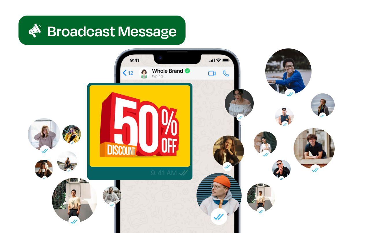 WhatsApp mobile interface